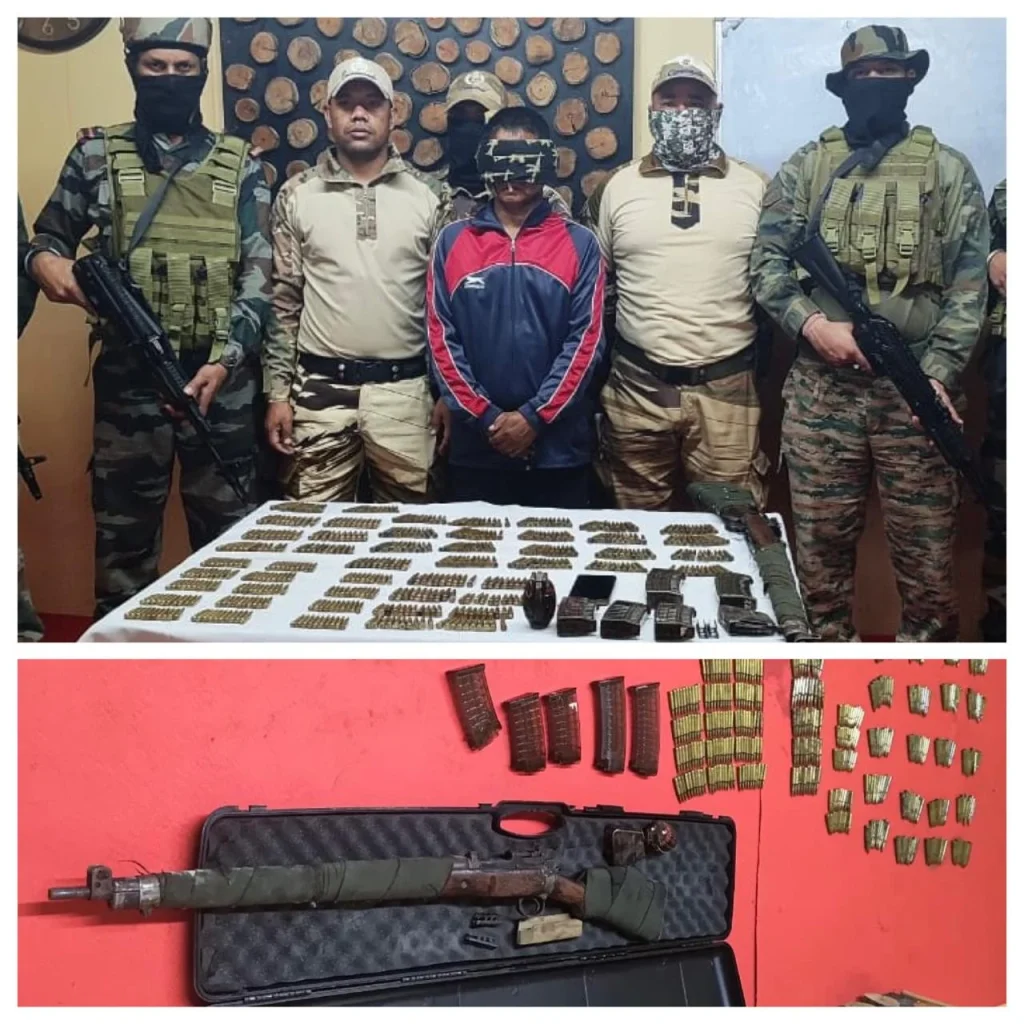 Five Militants Arrested in Manipur for Extortion, Possession of Illegal Arms 1 IMG 20250811 WA0017