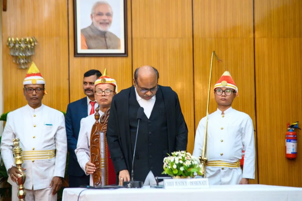 Justice D Krishnakumar Sworn in as Chief Justice of Manipur High Court 1 WhatsApp Image 2024 11 22 at 3.47.37 PM