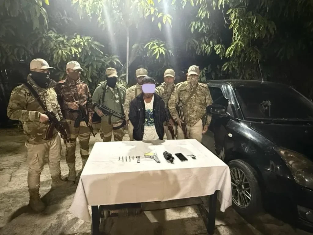 Manipur Police Arrest Seven Militants, Recover Arms, Ammunition, and Other Items 1 WhatsApp Image 2024 11 30 at 12.14.39 PM