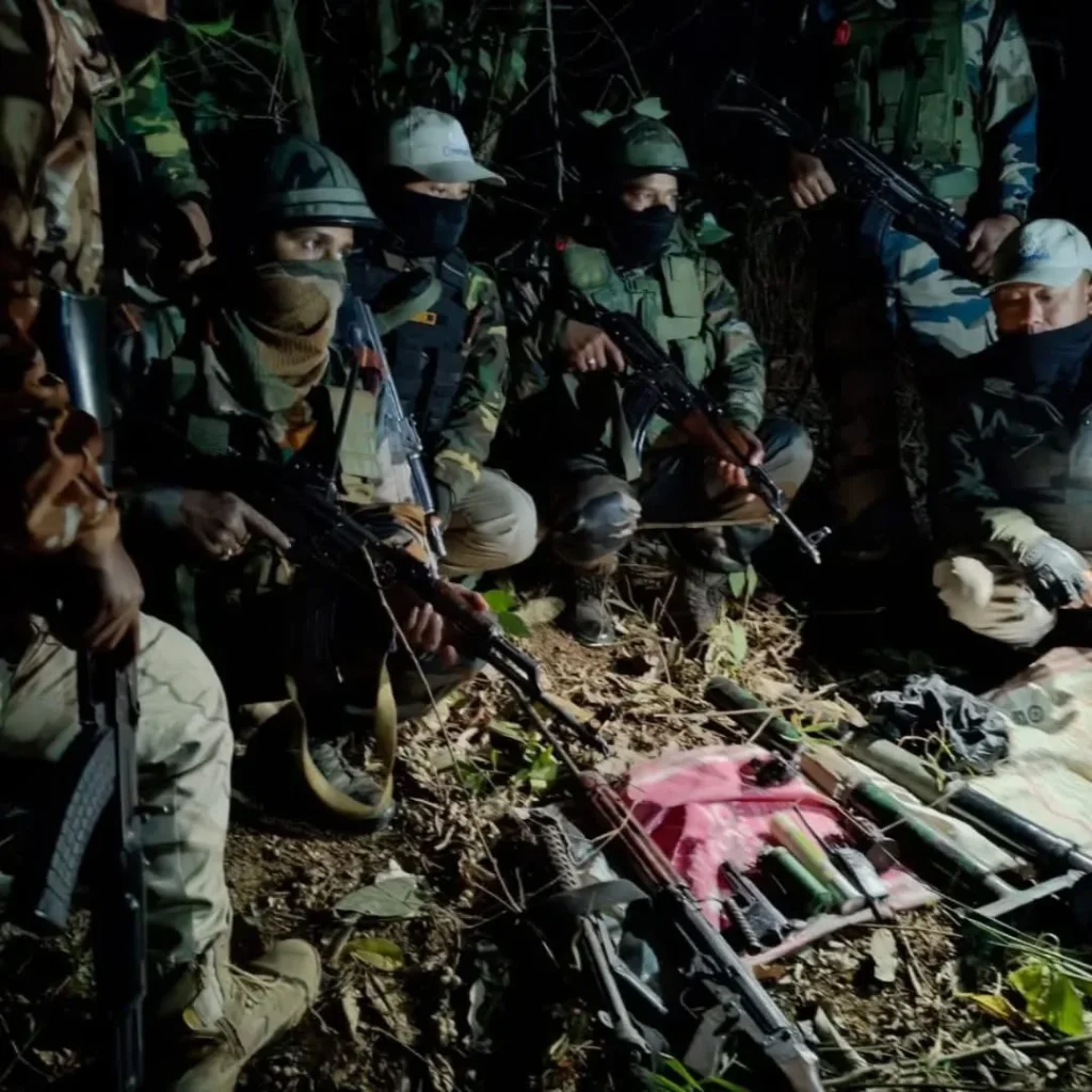 Joint Operation Destroys Illegal Poppy Cultivation and Recovers Arms in Manipur 1 IMG 5630