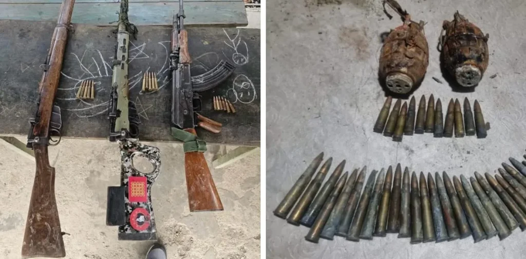 Large Cache of Arms and Ammunition Surrendered in Imphal East and Thoubal Districts 1 WhatsApp Image 2025 02 24 at 12.11.57 ec70da43