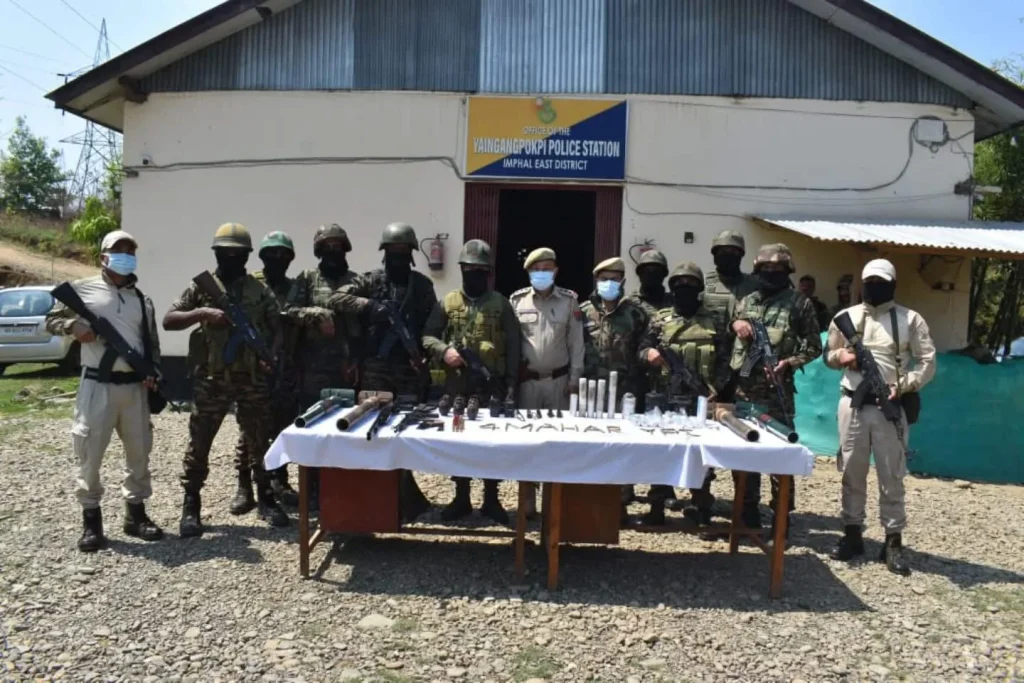 Manipur: Security Forces Recover Large Cache of Arms and Explosives in Multiple Operations 1 WhatsApp Image 2025 03 25 at 11.56.33 ae925069