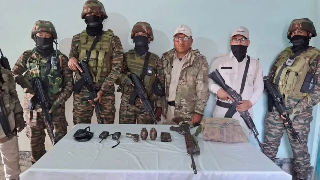 Manipur: Security Forces Recover Large Cache of Arms and Ammunition During Search Operations 1 tr