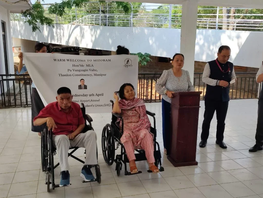 Crippled in Mob Attack, Manipur MLA Vungzagin Valte Returns to Northeast via Mizoram After Year-Long Recovery 1 WhatsApp Image 2025 04 09 at 19.36.38 17ae9823