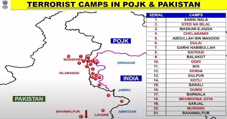 Operation Sindoor: Over 70 Terrorists Killed in Tri-Services Blitz in Pakistan, PoK 1 1710136 camps 3