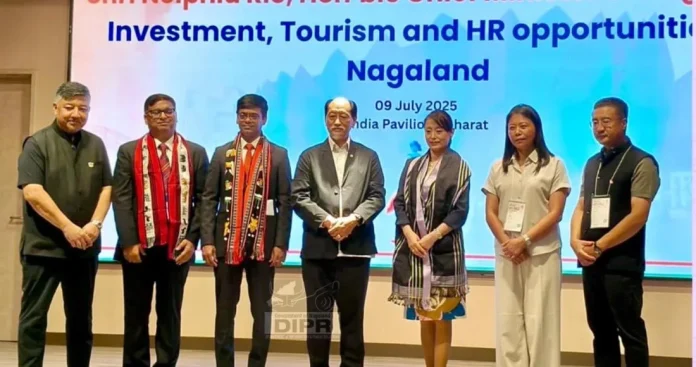 Chief Minister, Dr. Neiphiu Rio along with other dignitaries during the World Expo 2025 held at Osaka